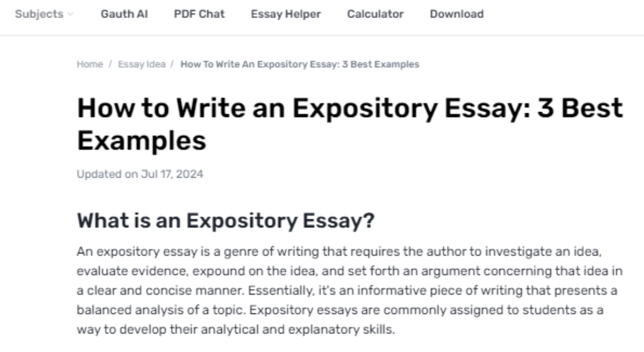 How Can One Improve Their Expository Essay Writing Skills?